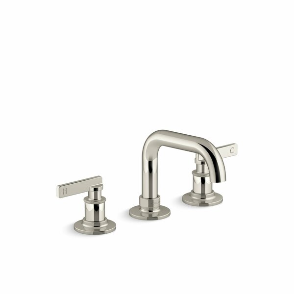 Kohler Widespread Bathroom Sink Faucet 1.0 GPM in Vibrant Polished Nickel 35908-4K-SN